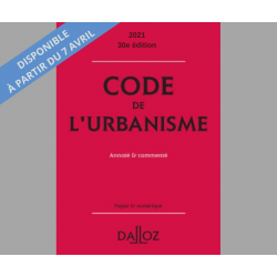 Code de l'urbanisme 2021